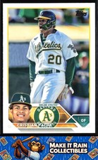 Cristian Pache 2023 Topps Series One #296 Oakland Athletics Baseball