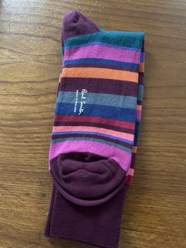 Paul Smith Socken 43-46 Bordeaux Neu!