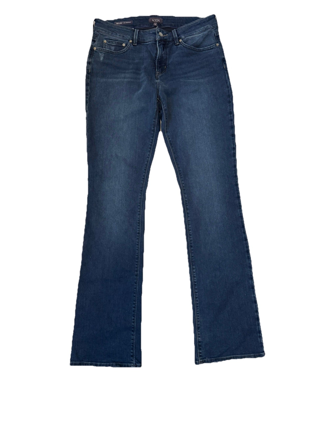 Women&rsquo;s 12 Blue Billie Mini Boot Cut Slimming Sculpt Her L