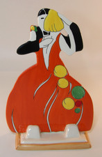 Wedgwood Clarice Cliff Bizarre Age Of Jazz Dancers 7,5" signierte Figur TOP