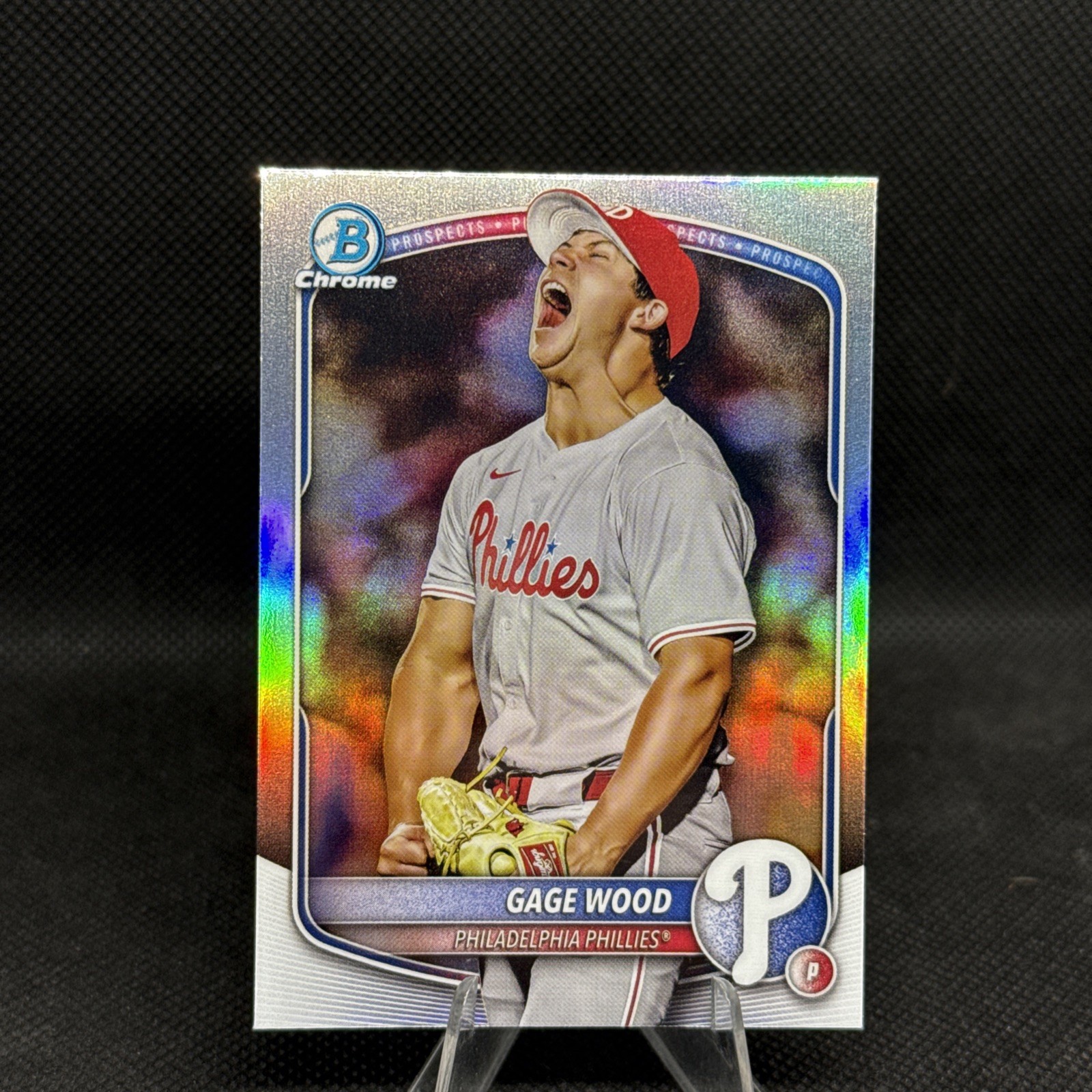 2025 Bowman Draft Chrome Gage Wood Image Variation SSP Phillies BDC-4 🔥🔥🔥