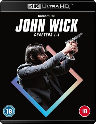 John Wick: Chapters 1-4 (4K UHD Blu-ray) John Leguizamo Alfie Allen (UK IMPORT)