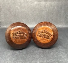 Jack Daniels Single Barrel Bottle Decanter cork stopper Lot Of Two Free Ship A