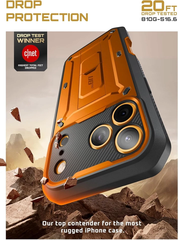 SUPCASE MilitaryGrade Protection For iPhone 17 Pro Max Case CameraControl Button - Image 2 of 4