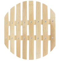  Round Bamboo Food Steamer Hollow Dessert Steamer Household Steamer Home Steam