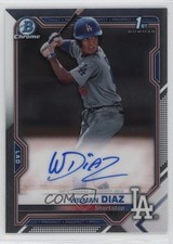 2021 Bowman Chrome Prospect Auto Wilman Diaz #CPA-WD Auto 10no