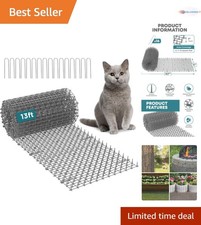 13ft Cat Deterrent Mat Outdoor Indoor Spikes Yard Garden Garden