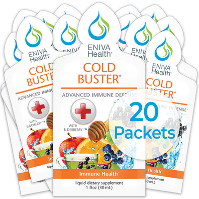 Eniva Cold Buster All-in-One Daily Immune Health Formula 20 Packets