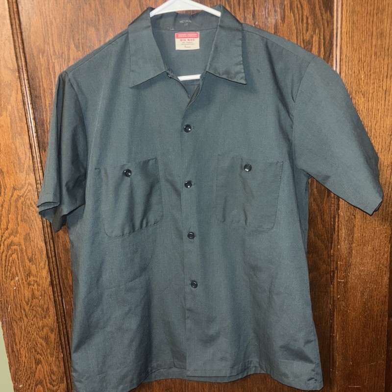 1960s Penneys Work Wear Shirt Vintage 60s Big Mac Penn Prest Uniform Mens Medium