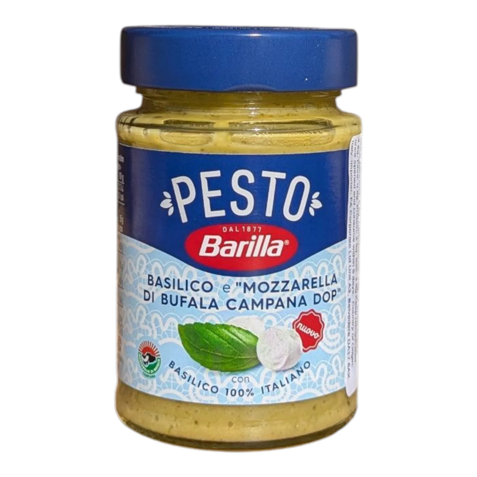 Barilla Pesto Basilico e Mozzarella Di Bufala Campana DOP - Basil and Bufala Moz