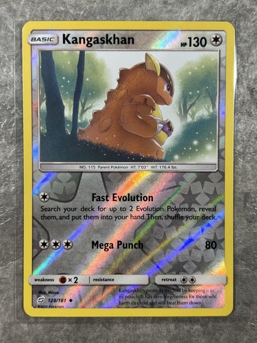 Kangaskhan 128/181 Pokemon TCG Sun Moon Sm-Team Up Reverse Holo (Near Mint)