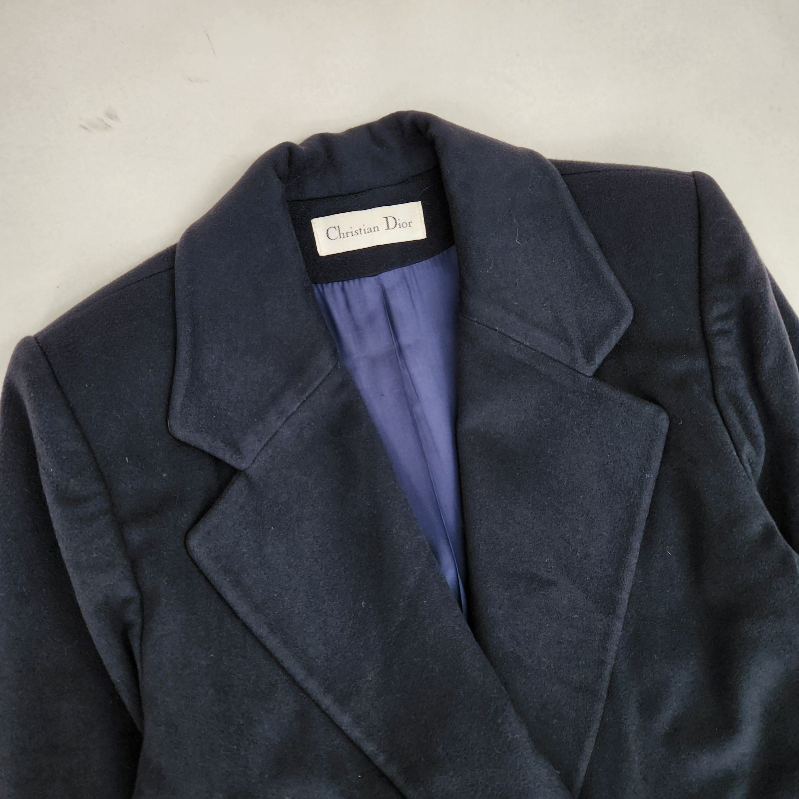 Christian Dior Chester Coat, Rare, Super Long, Dark Navy, W4830 image 3