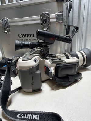 Canon L2 8mm Digital Video Camcorder w/ 4x Batteries, Lens, & Hard