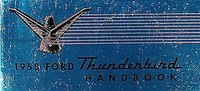 1958 Ford Thunderbird Owners Manuell 58 T Vogel Tbird Handbook FüHrung Buch