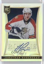2013-14 Panini Select Rookie Silver Prizm /99 Jonathan Huberdeau #299 Auto 7b5