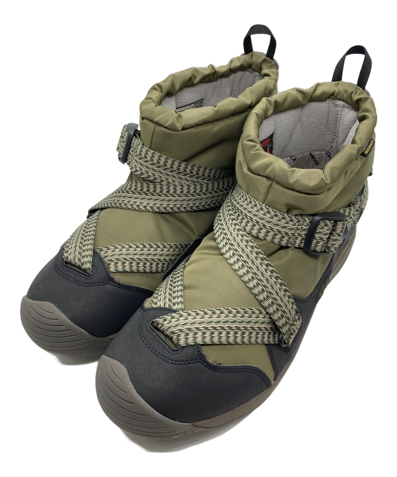 KEEN Snow Boots Hood Zella Green Size: 29CM