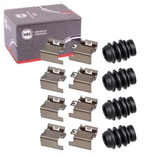 ABS MONTAGE-SATZ BREMSBELÄGE ZUBEHÖR HINTEN passend für JAGUAR F-TYPE TESLA MODE