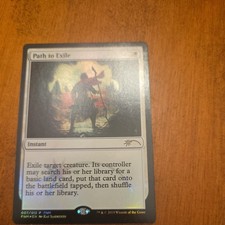 x1 Path to Exile - FOIL -  FNM Promo MTG - NM
