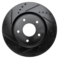 For Nissan Sentra 07-12 Brake Rotor DFC Premium Drilled & Slotted Front Driver