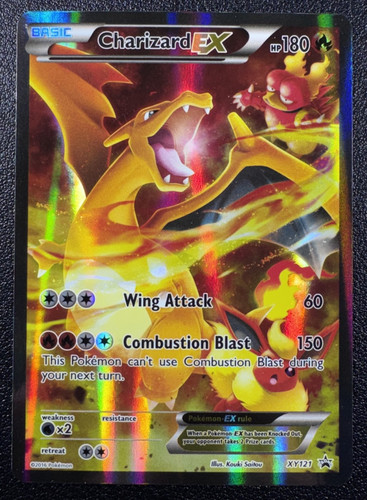 Pokemon: Charizard EX XY Black Star Promo Full Art Holofoil XY121