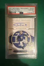 2021 Panini National Treasures - Signatures Justin Tucker #S-JUT Gold /35 