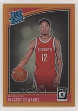 2018 Panini Donruss Optic Rated Rookie Orange Prizm 54/199 Vincent Edwards 11pj