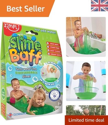 Wasser in Schleim verwandeln! 150g Slime Baff grün für unterhaltsamen Badespaß
