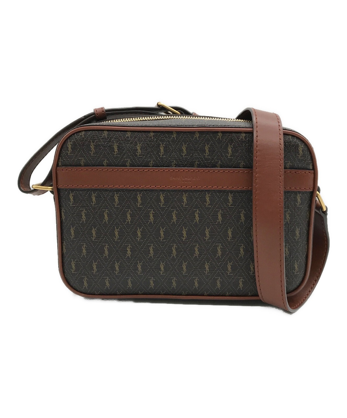 Saint Laurent Paris LE MONOGRAMME CAMERA Borsa a tracolla Borsa per fotocamera Marrone