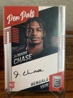2021 Panini Donruss Elite - Pen Pals Ja'Marr Chase #PP-JC (AU, RC)