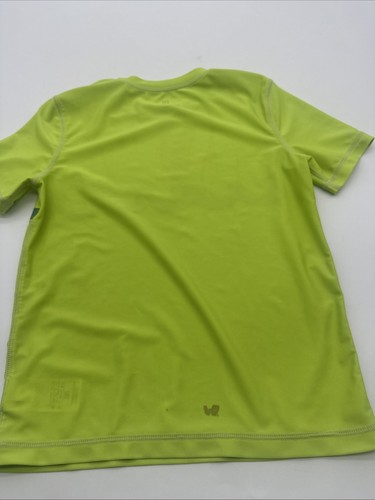 Gap Kids T-Shirt Youth Boy Small Ocean Graphic Print Neon Yellow..#29016 - Picture 7 of 10
