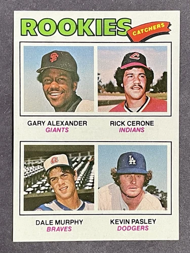 1977 Topps - Rookie Catchers Dale Murphy, Rick Cerone, Gary Alexander #476 (RC)