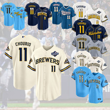 Hot Milwaukee Brewer Jackson Chourio 11 Jersey Baseball Print World Series