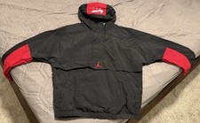 Nike Jordan Jump Man Pullover Windbreaker Size M Jacket Black Red White