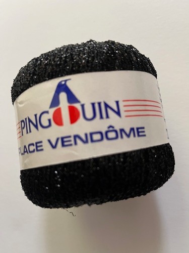 Pengouin "Place Vendome" - Individual balls of carryalong glossy fiber - BLACK