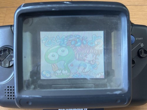 SEGA Game Gear Console BIG Window II Adapter Tested Rare Vintage Retro Handheld - Picture 4 of 7