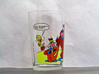 Rare French 1975 Sylvester Tweety Marc Anthony Looney Tunes Mustard Juice Glass — photo 2