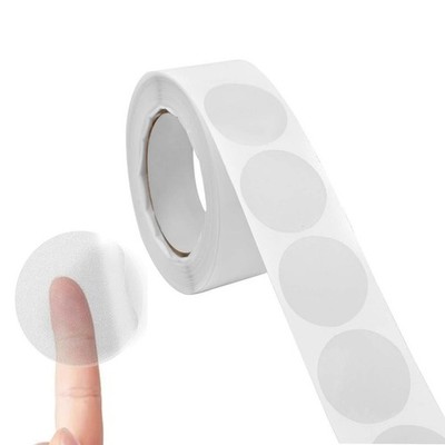 500PCS Clear Round Envelope Seals Stickers Package Seals for Mailing 1 Inch C...