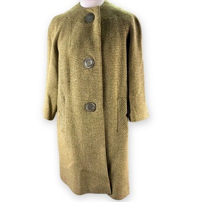 Martinex A Little Women Style Vintage Tweed Coat Size 8 38in Length