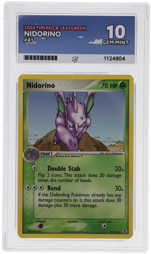 Nidorino graded ACE 10 for sale on eBay