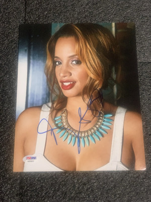 DASCHA POLANCO SIGNED 8X10 PHOTO ORANGE IS THE NEW BLACK PSA JSA BAS ACOA LEAF 