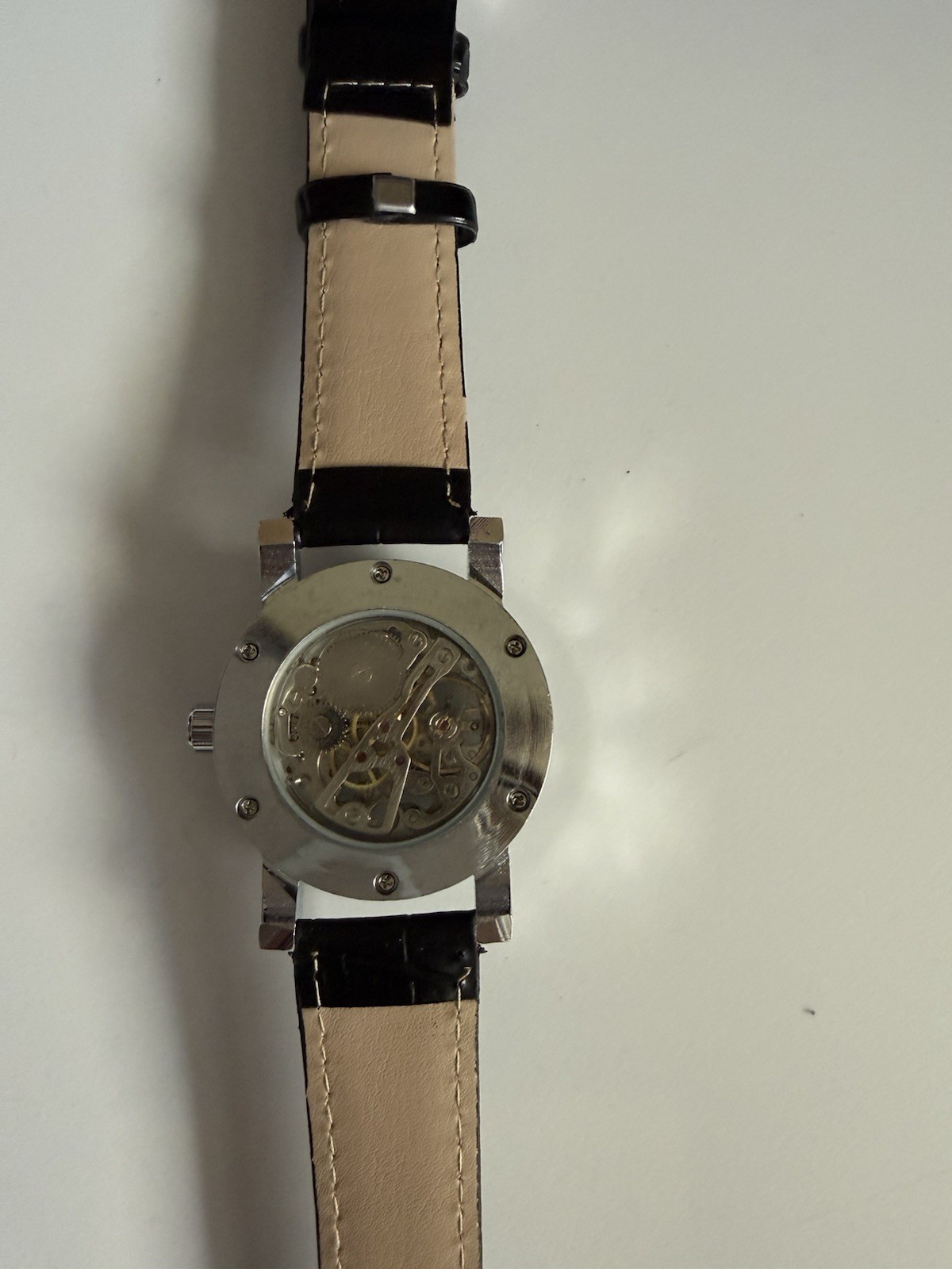 Winner Automatic Skeleton Mechanical Watch With B… - image 2