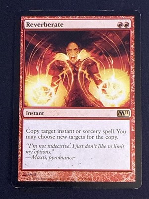 1x Reverberate (155) Core Set 2011 M11 MP MTG Magic the Gathering x1 MKE