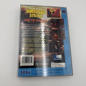 Surgical Strike Sega CD Tested Working w/ Registration Card & Manual