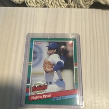Donruss 1990 Highlights Nolan Ryan 300th Win BC-15 Texas Rangers Insert Baseball