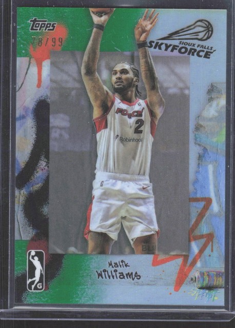 2024-25 Topps G-League #BV-48 Malik Williams Chrome Green /99