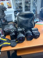 Ricoh KR-30 SP 35mm Film SLR camera with 2 Lens Vivitar Aston Bag