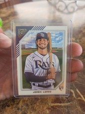2020 Topps Baseball Gallery Josh Lowe Image Variation SSP Rookie Card #16 Rays. rookie card picture