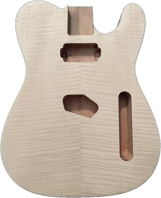 Tiger Maple Top Guitar Single Cut Mahogany Wood Body Fit TL Telecaster