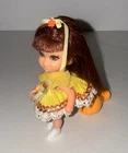VINTAGE MATTEL LIDDLE KIDDLES SHEILA SKEDIDDLER DOLL W SHOES & PUSHER