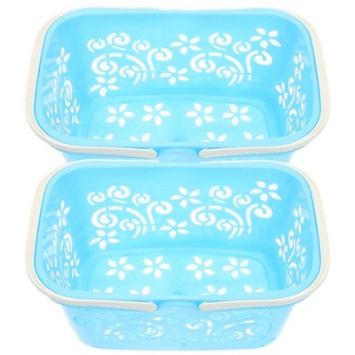  2 Pcs Einkaufs Korb Körbchen Aufbewahrung Klein Einkaufskorb Kleiner